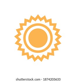 Sun Icon für Grafikdesign-Projekte