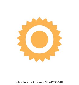 Sun Icon for Graphic Design Projects
