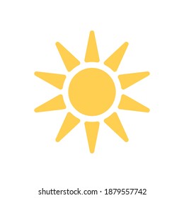Sun Icon for Graphic Design Projects