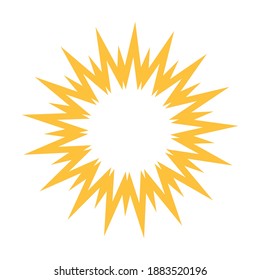 Sun-Icon für Grafikdesign-Projekte