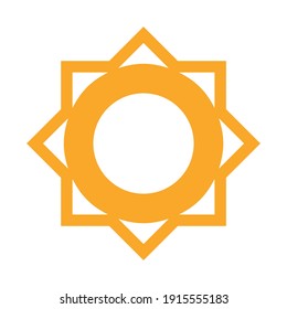 Sun icon for graphic design projects