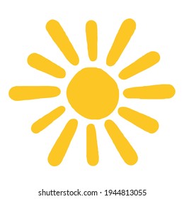 Sun Icon for Graphic Design Projects