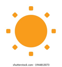 Sun Icon for Graphic Design Projects