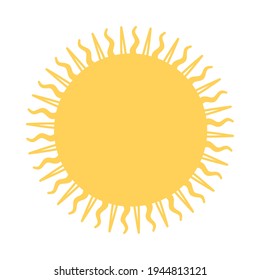 Sun Icon for Graphic Design Projects