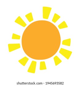 Sun Icon for Graphic Design Projects