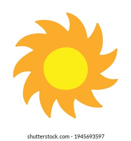 Sun Icon for Graphic Design Projects