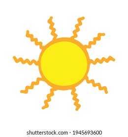 Sun Icon für Grafikdesign-Projekte