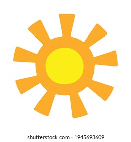 Sun Icon for Graphic Design Projects