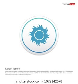 Sun Icon Hexa White Background icon template