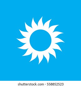 sun icon illustration isolated vector sign symbol