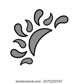 Sun icon illustration vector design template