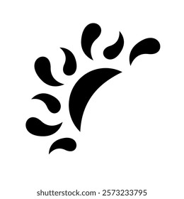 Sun icon illustration vector design template
