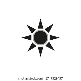 sun icon. illustration for web and mobile design.