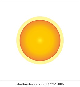 sun icon. illustration for web and mobile design.