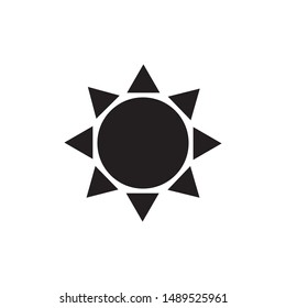 Sun Icon, Ilustration - vector.Eps10.