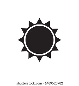 Sun Icon, Ilustration - vector.Eps10.