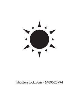 Sun Icon, Ilustration - vector.Eps10.