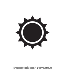 Sun Icon, Ilustration - vector.Eps10.