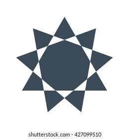 Sun icon isolated on white background. vector illustration icon
