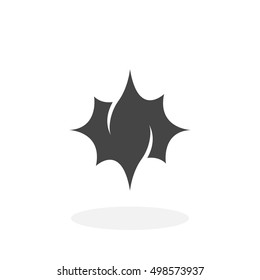 Sun icon isolated on white background. Sun vector logo. Flat design style. Modern vector pictogram for web graphics - stock vector