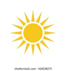 Shinny Sun Image Vector Icon Stock Vector (Royalty Free) 189378644