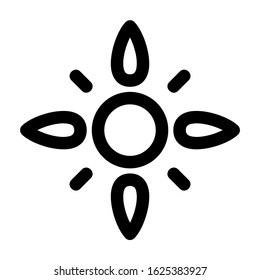 sun icon or logo isolated sign symbol vector illustration - high quality black style vector icons
