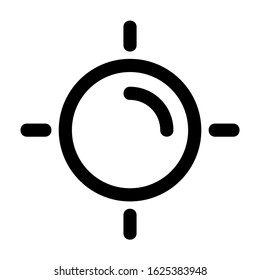 sun icon or logo isolated sign symbol vector illustration - high quality black style vector icons
