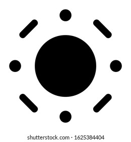 sun icon or logo isolated sign symbol vector illustration - high quality black style vector icons
