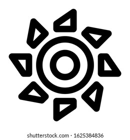 sun icon or logo isolated sign symbol vector illustration - high quality black style vector icons
