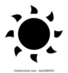 sun icon or logo isolated sign symbol vector illustration - high quality black style vector icons
