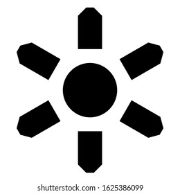 sun icon or logo isolated sign symbol vector illustration - high quality black style vector icons
