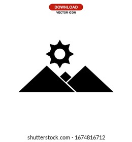 sun icon or logo isolated sign symbol vector illustration - high quality black style vector icons
