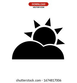 sun icon or logo isolated sign symbol vector illustration - high quality black style vector icons
