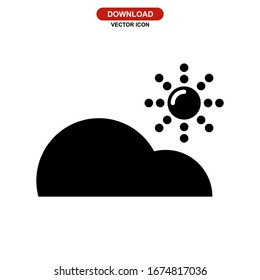 sun icon or logo isolated sign symbol vector illustration - high quality black style vector icons
