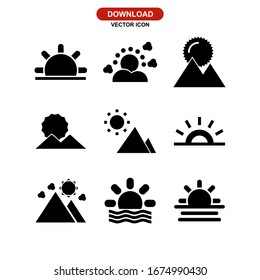 sun icon or logo isolated sign symbol vector illustration - Collection of high quality black style vector icons

