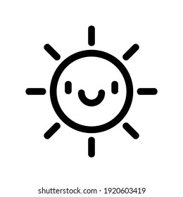 sun icon or logo isolated sign symbol vector illustration - high quality black style vector icons
