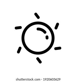 sun icon or logo isolated sign symbol vector illustration - high quality black style vector icons
