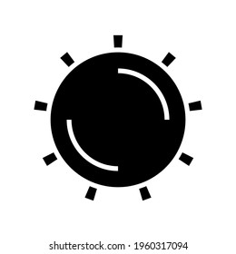 sun icon or logo isolated sign symbol vector illustration - high quality black style vector icons
