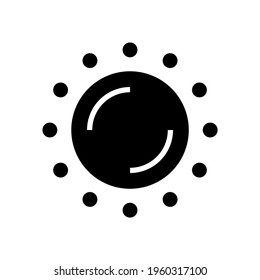 sun icon or logo isolated sign symbol vector illustration - high quality black style vector icons
