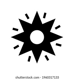 sun icon or logo isolated sign symbol vector illustration - high quality black style vector icons
