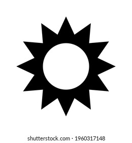 sun icon or logo isolated sign symbol vector illustration - high quality black style vector icons
