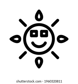 sun icon or logo isolated sign symbol vector illustration - high quality black style vector icons
