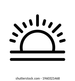 sun icon or logo isolated sign symbol vector illustration - high quality black style vector icons
