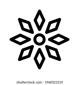 Sonnensymbol oder Logo einzeln auf Zeichen, Vektorgrafik - hochwertige Vektorsymbole in schwarzem Stil

