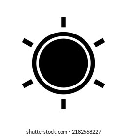 sun icon or logo isolated sign symbol vector illustration - high quality black style vector icons
