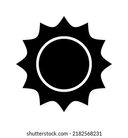 sun icon or logo isolated sign symbol vector illustration - high quality black style vector icons
