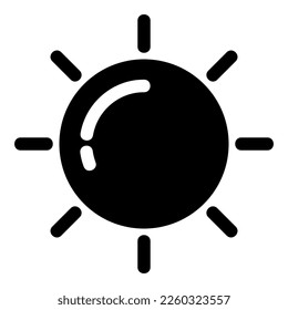 icono solar o logotipo símbolo de signo aislado ilustración vectorial - iconos vectoriales de estilo negro de alta calidad