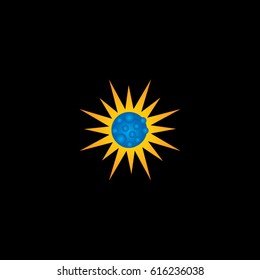 sun icon to logo mascot holiday