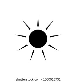 sun icon logo template