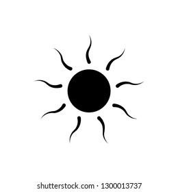 sun icon logo template